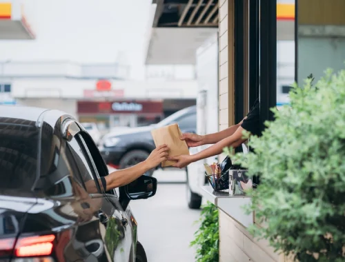 Drive thru pad and grocery planning